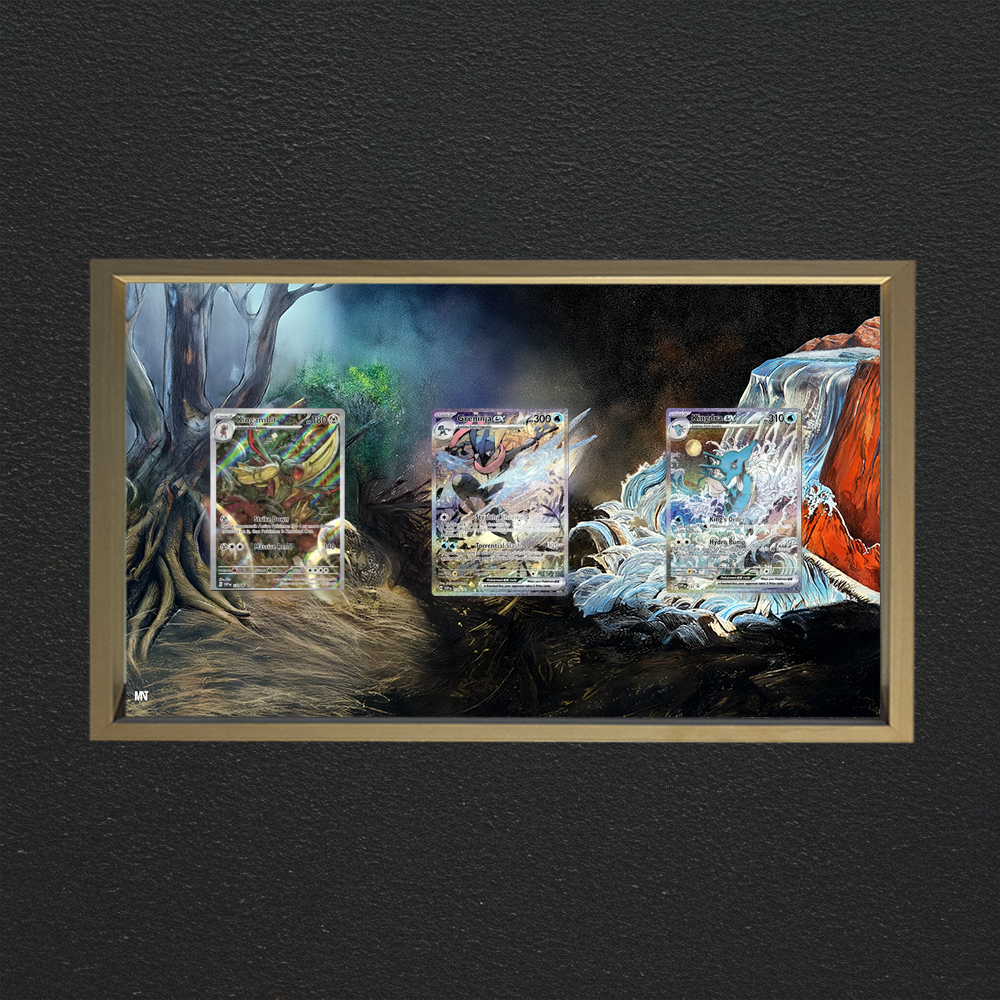 Greninja, Kingdra, Kingambit | PROMO Segreto Fiabesco | 30x20